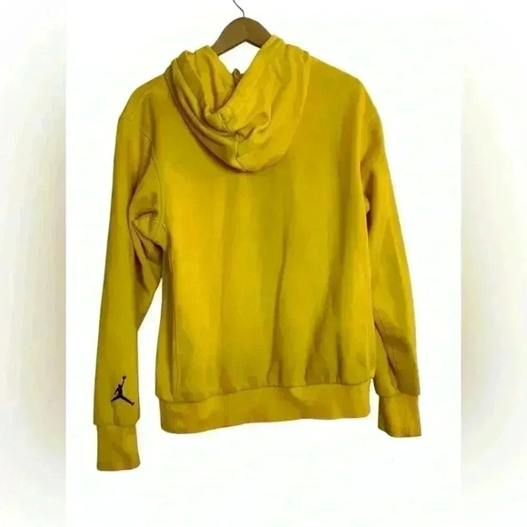 Golden State Warriors The Bay Alt Logo Pullover Hoodie Gold Yellow Air Jordan SM - Picture 3 of 9